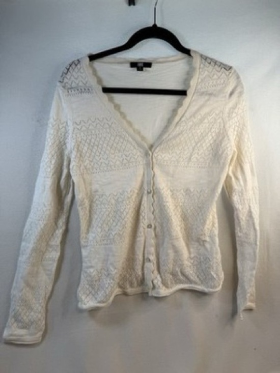 Frye Sweaters - Frye Cream Knit Button-Front Women's Cardigan